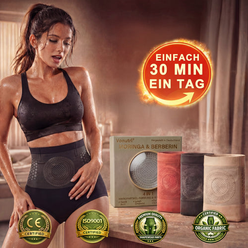 👙 Offizieller Markenstore | Von𝐮𝐭𝐫𝐢® 2026 Moringa & Berberin 4-in-1 Mikropartikel Sculpting & Fettverbrennende Shorts