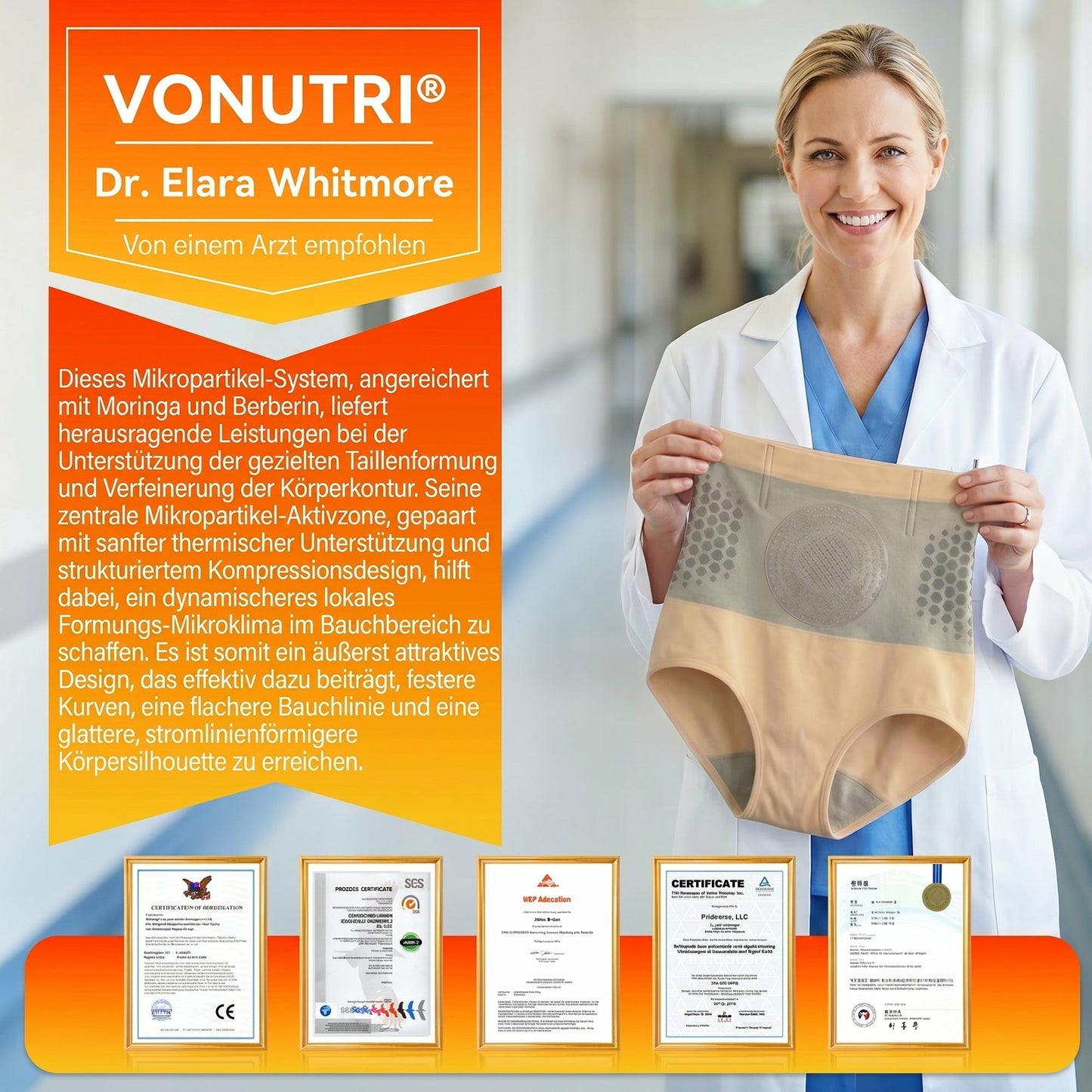 👙 Offizieller Markenstore | Von𝐮𝐭𝐫𝐢® 2026 Moringa & Berberin 4-in-1 Mikropartikel Sculpting & Fettverbrennende Shorts