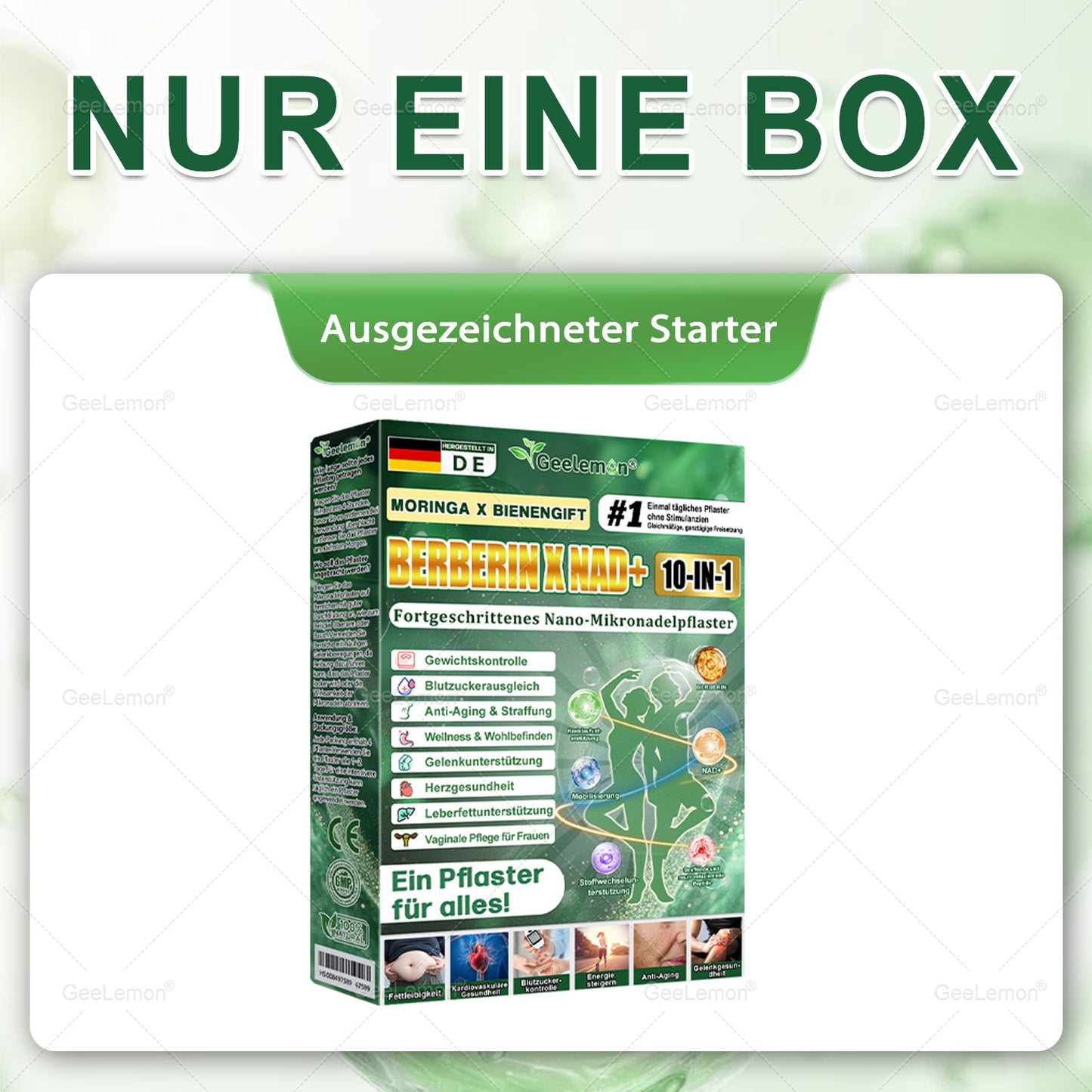 Offizieller deutscher Shop 🇩🇪 | Geelemon® Advanced Nano System einmal täglich pflege